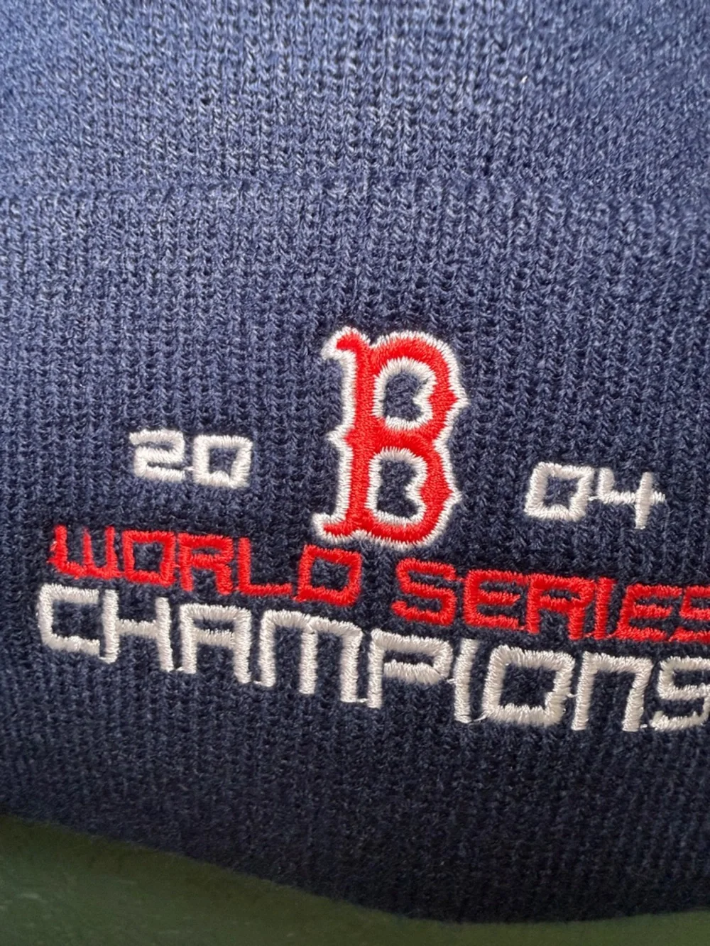 NEW! BUNDLE Boston Red Sox 2004 World Series Championship Beanie Knit HatS - Picture 3 of 9